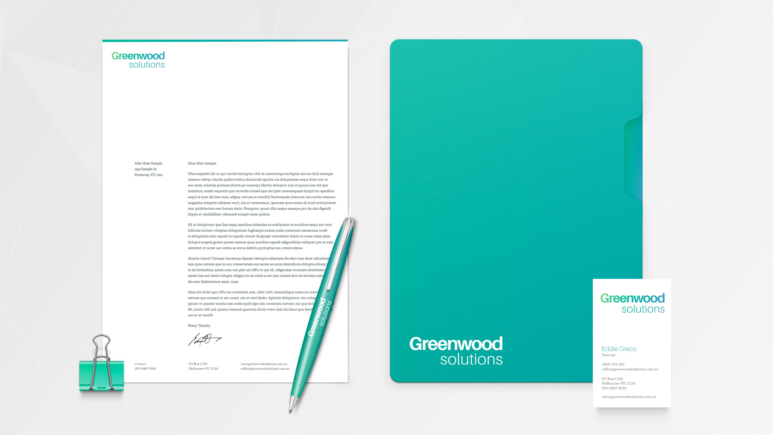 Greenwood Solutions Branding